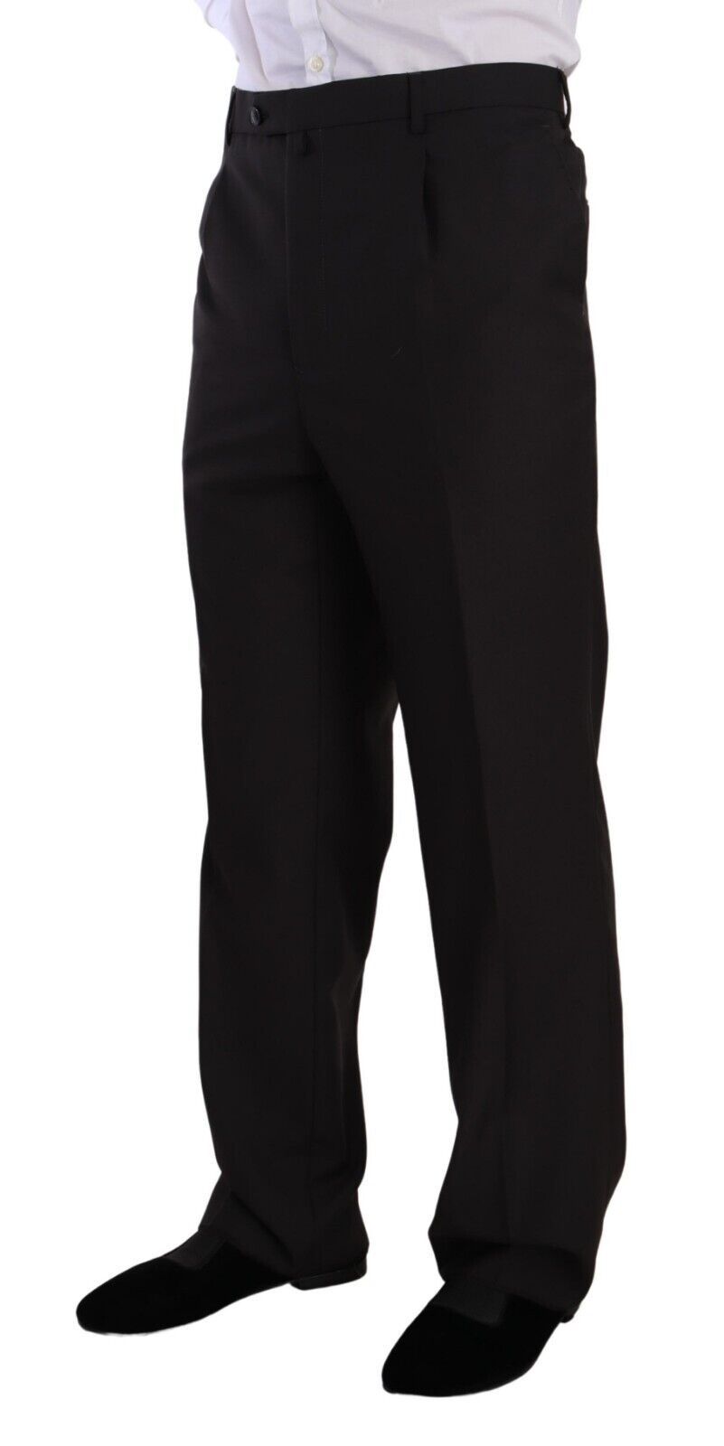 Gray Polyester Single Breasted Formal Suit - ventzia