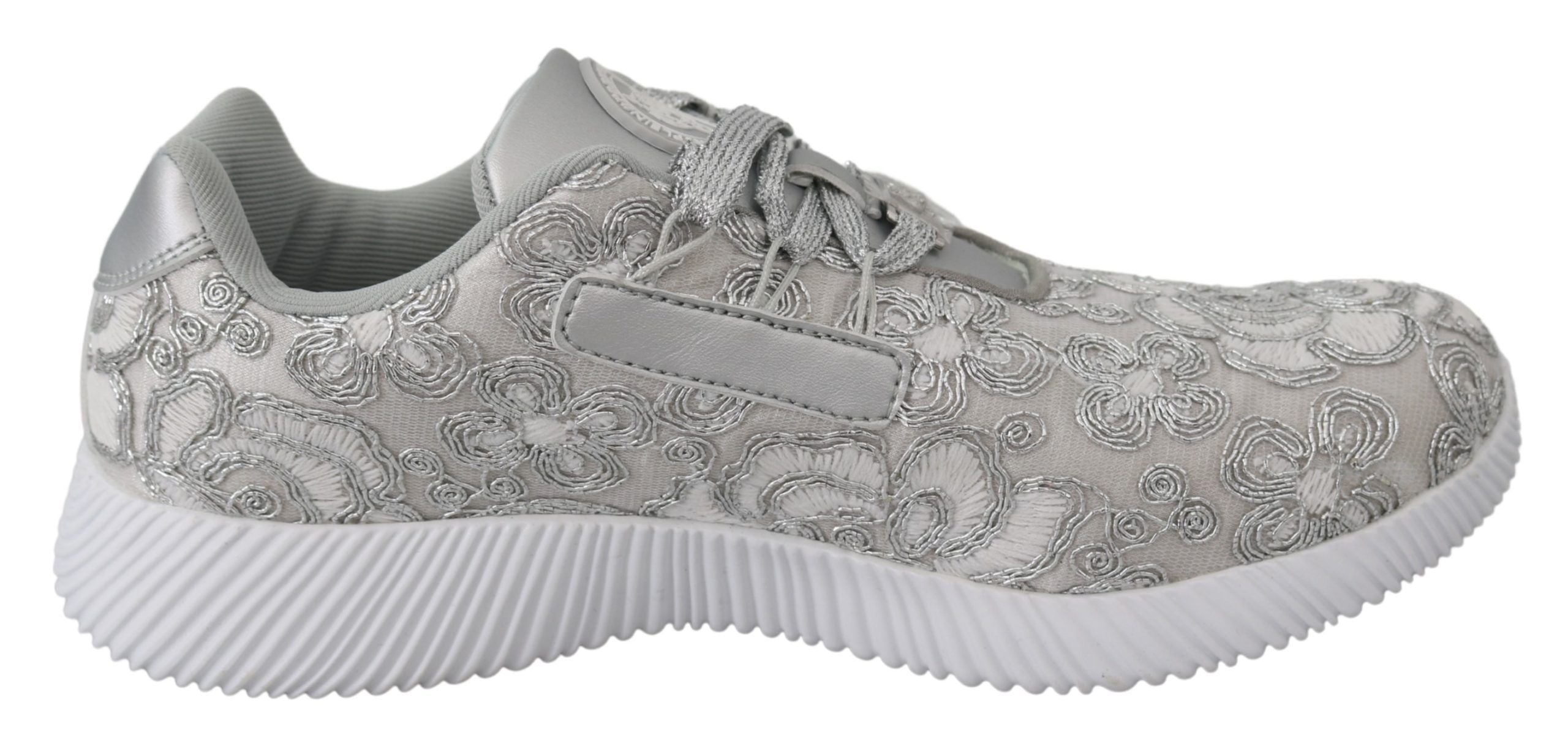Silver Gleam Runner Joice Sneakers - ventzia