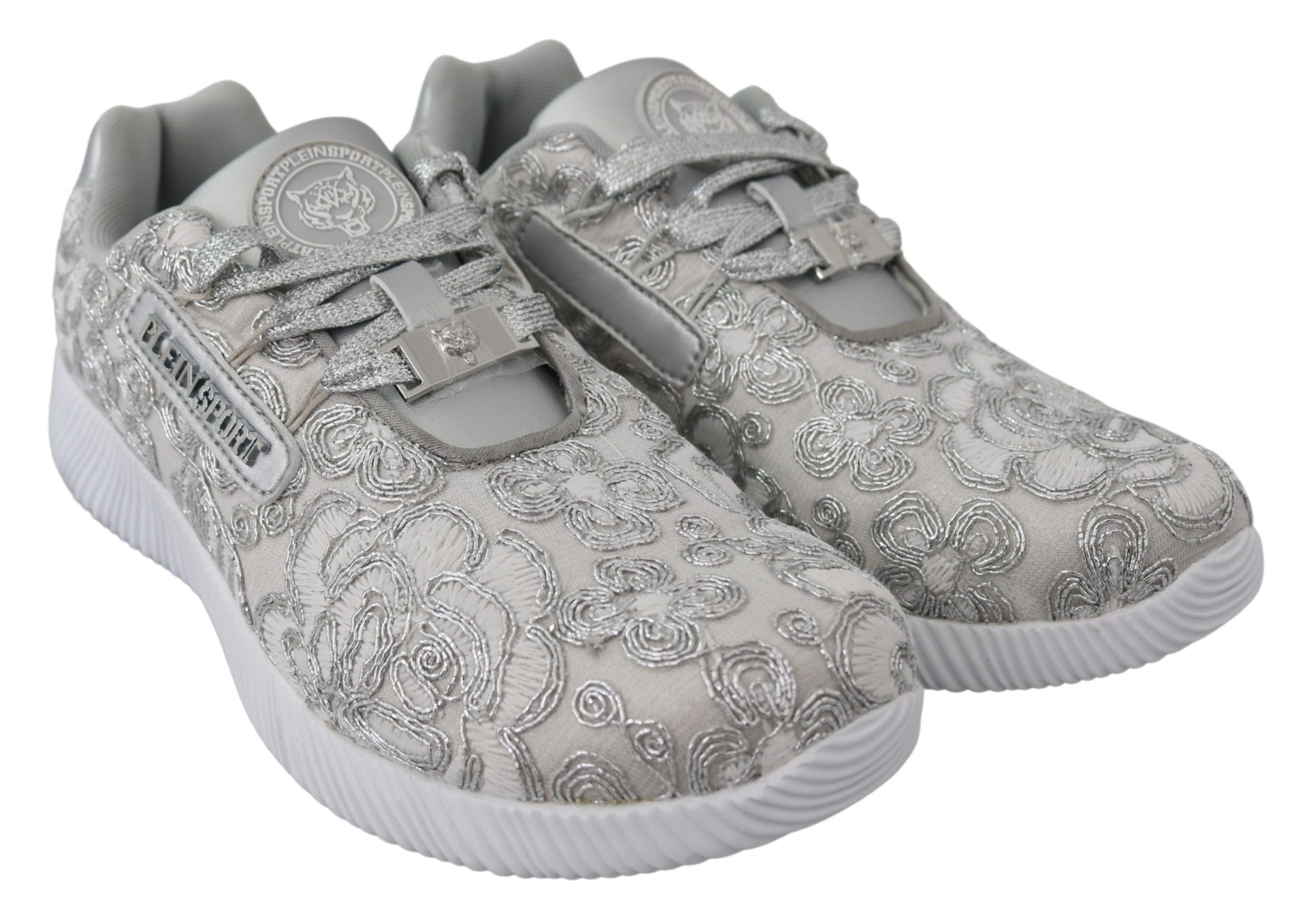Silver Gleam Runner Joice Sneakers - ventzia