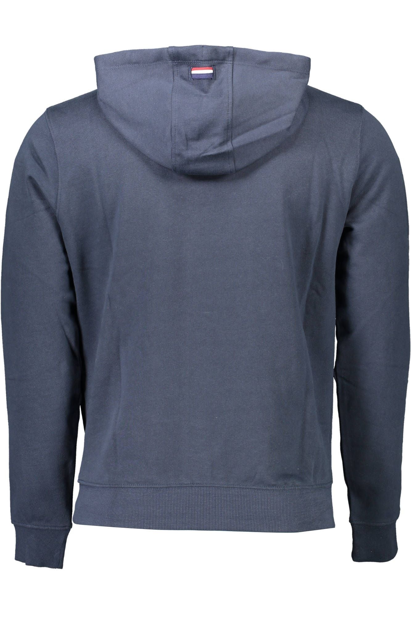 Blue Cotton Men Sweater - ventzia