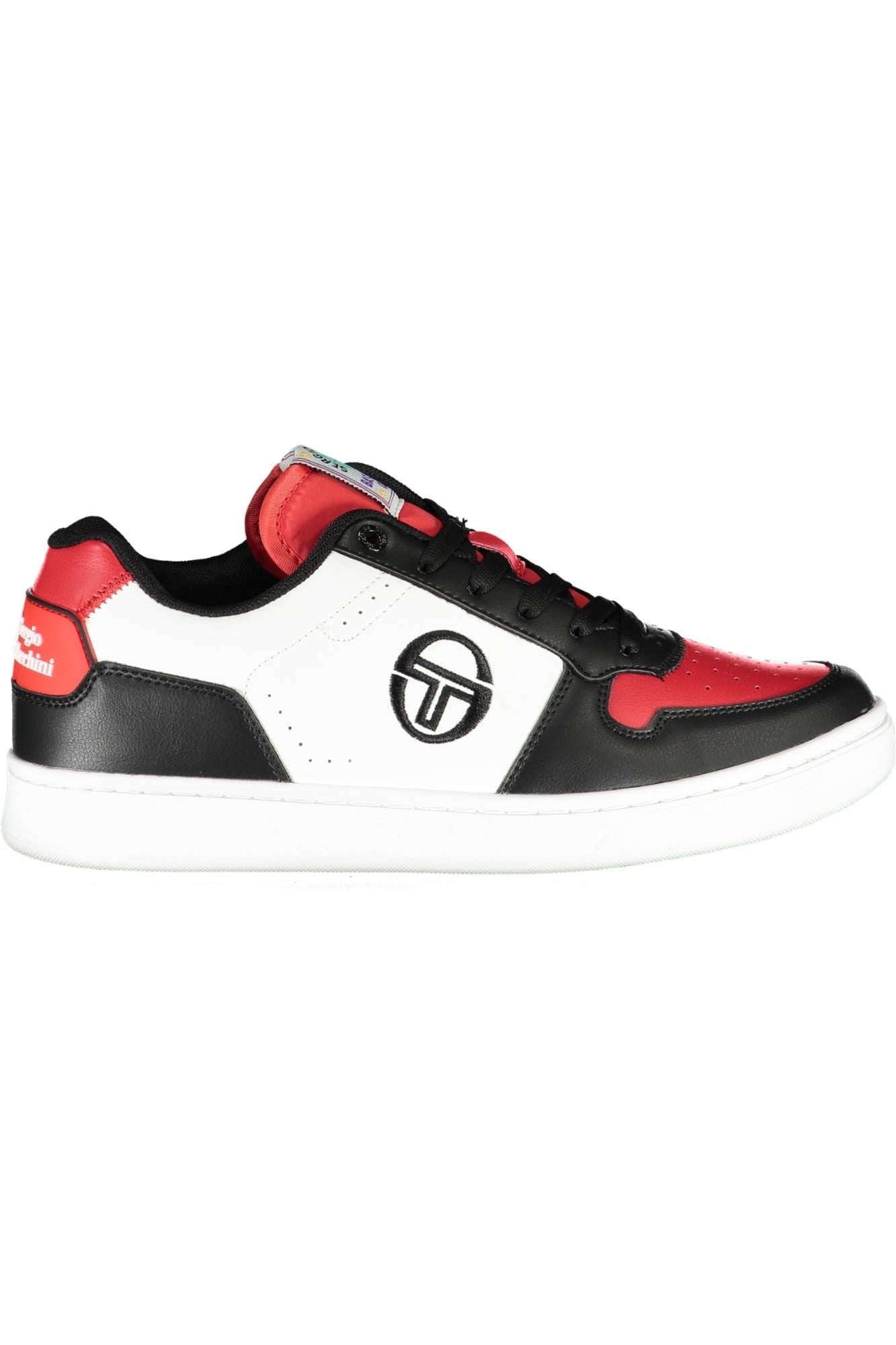 Chic Contrasting Lace-Up Sports Sneakers - ventzia