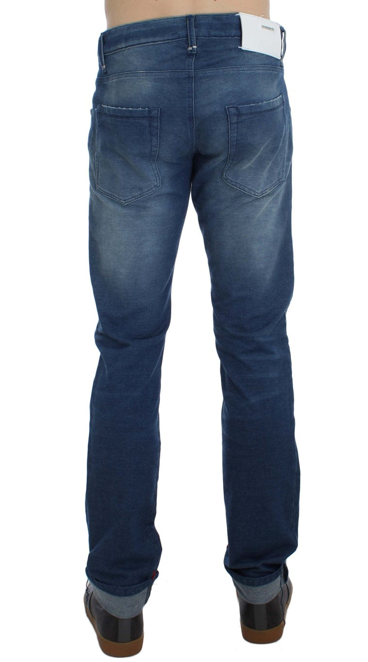 Slim Fit Blue Wash Italian Denim - ventzia