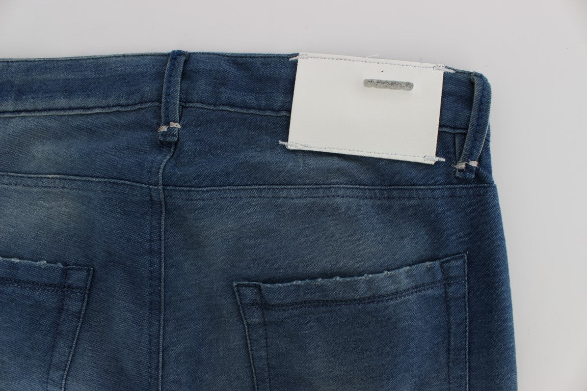 Slim Fit Blue Wash Italian Denim - ventzia