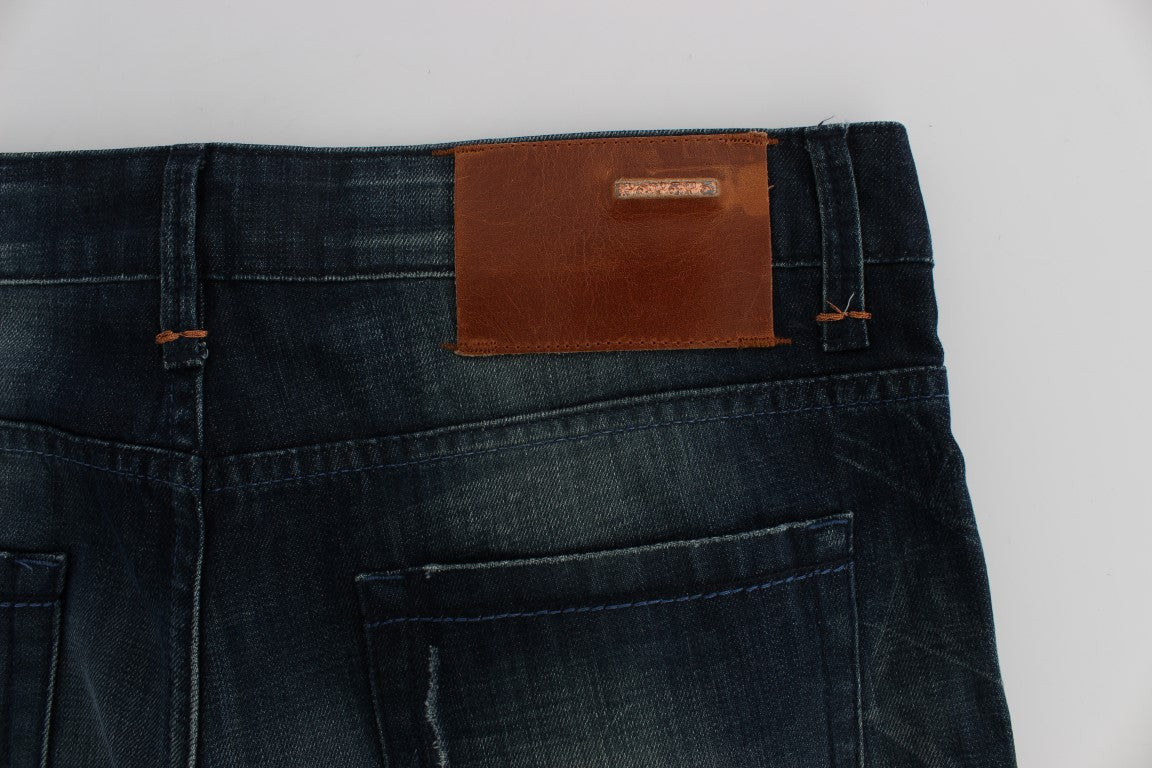 Sleek Slim Fit Italian Denim Jeans - ventzia