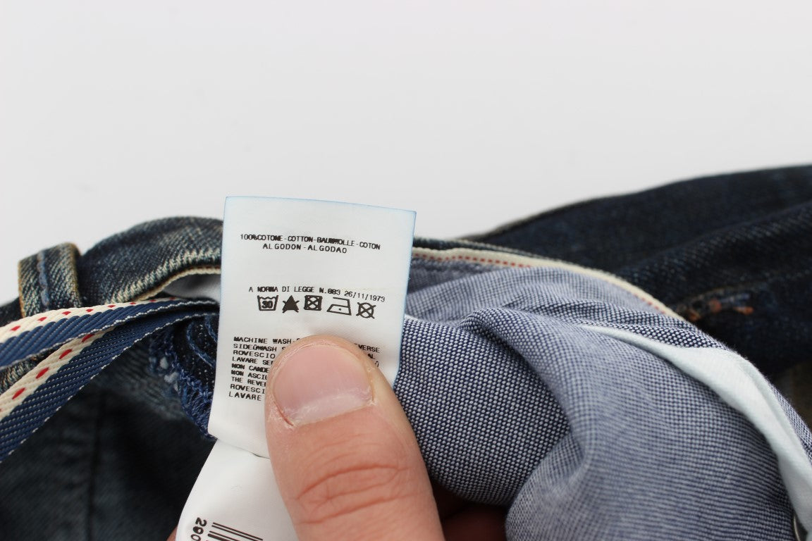 Elegant Straight Fit Men's Denim Jeans - ventzia