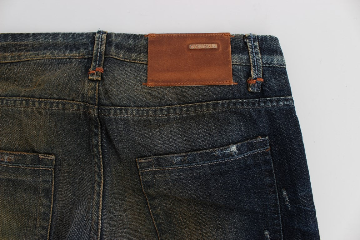 Elegant Straight Fit Men's Denim Jeans - ventzia