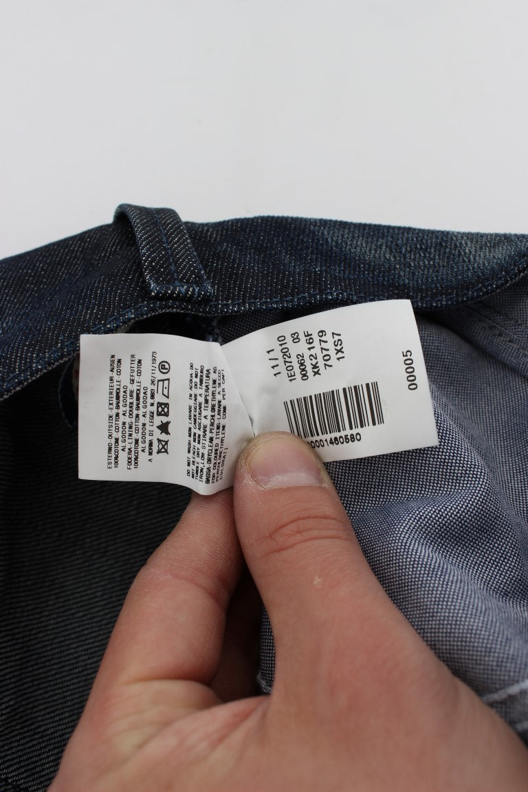 Elegant Regular Straight Fit Blue Jeans - ventzia
