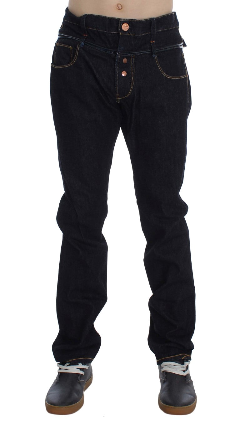 Elegant Straight Fit Mens Luxury Jeans - ventzia