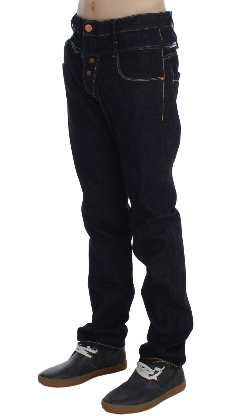 Elegant Straight Fit Mens Luxury Jeans - ventzia