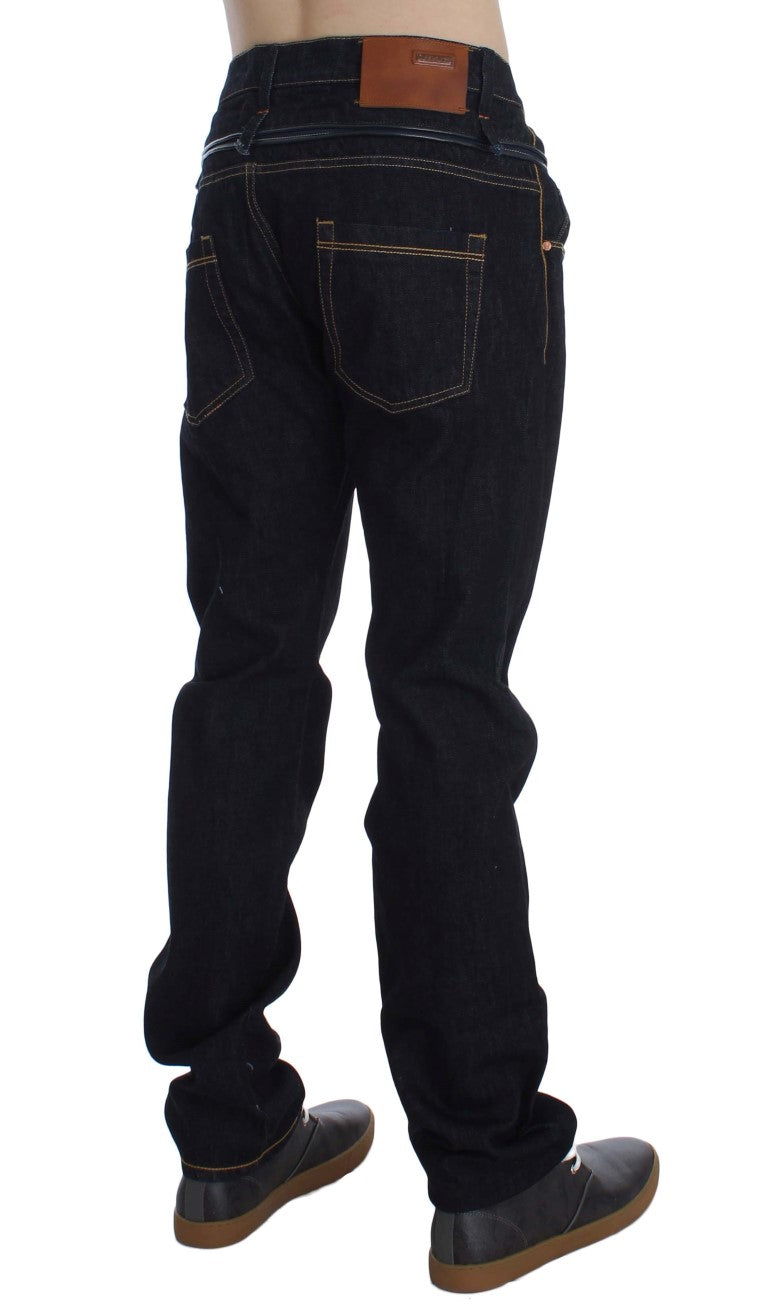 Elegant Straight Fit Mens Luxury Jeans - ventzia