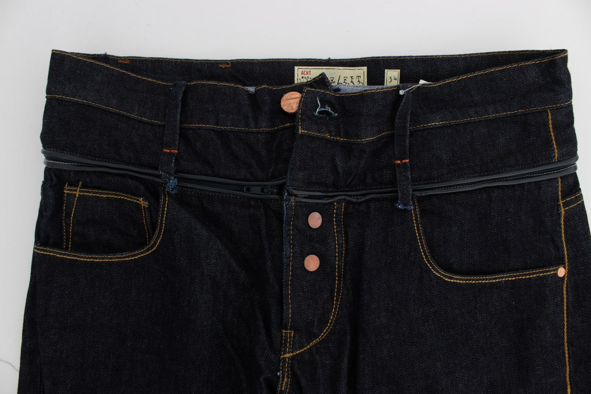Elegant Straight Fit Mens Luxury Jeans - ventzia
