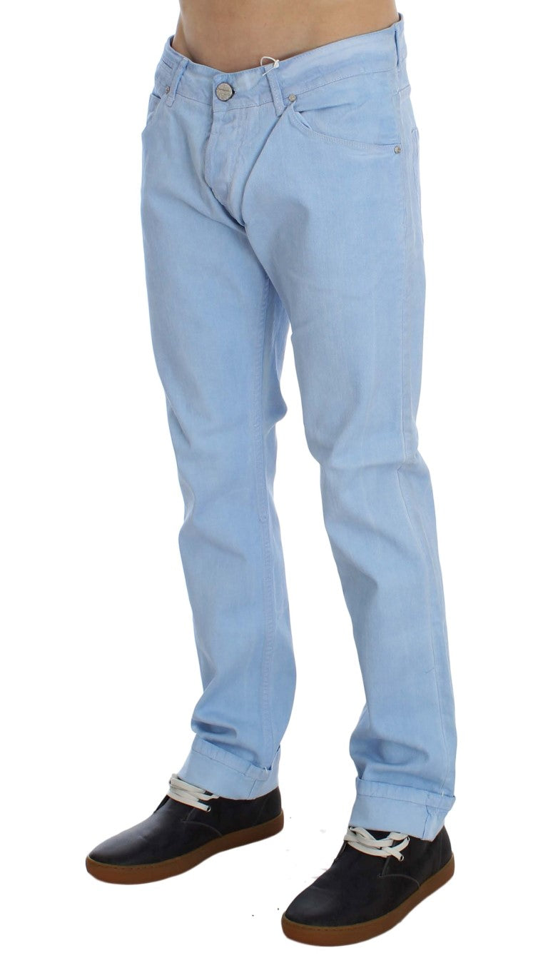 Elegant Low Waist Regular Fit Men's Jeans - ventzia
