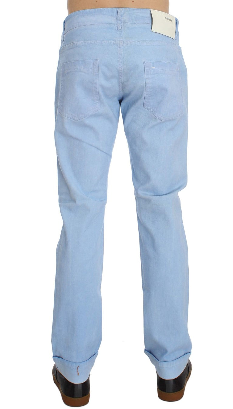 Elegant Low Waist Regular Fit Men's Jeans - ventzia