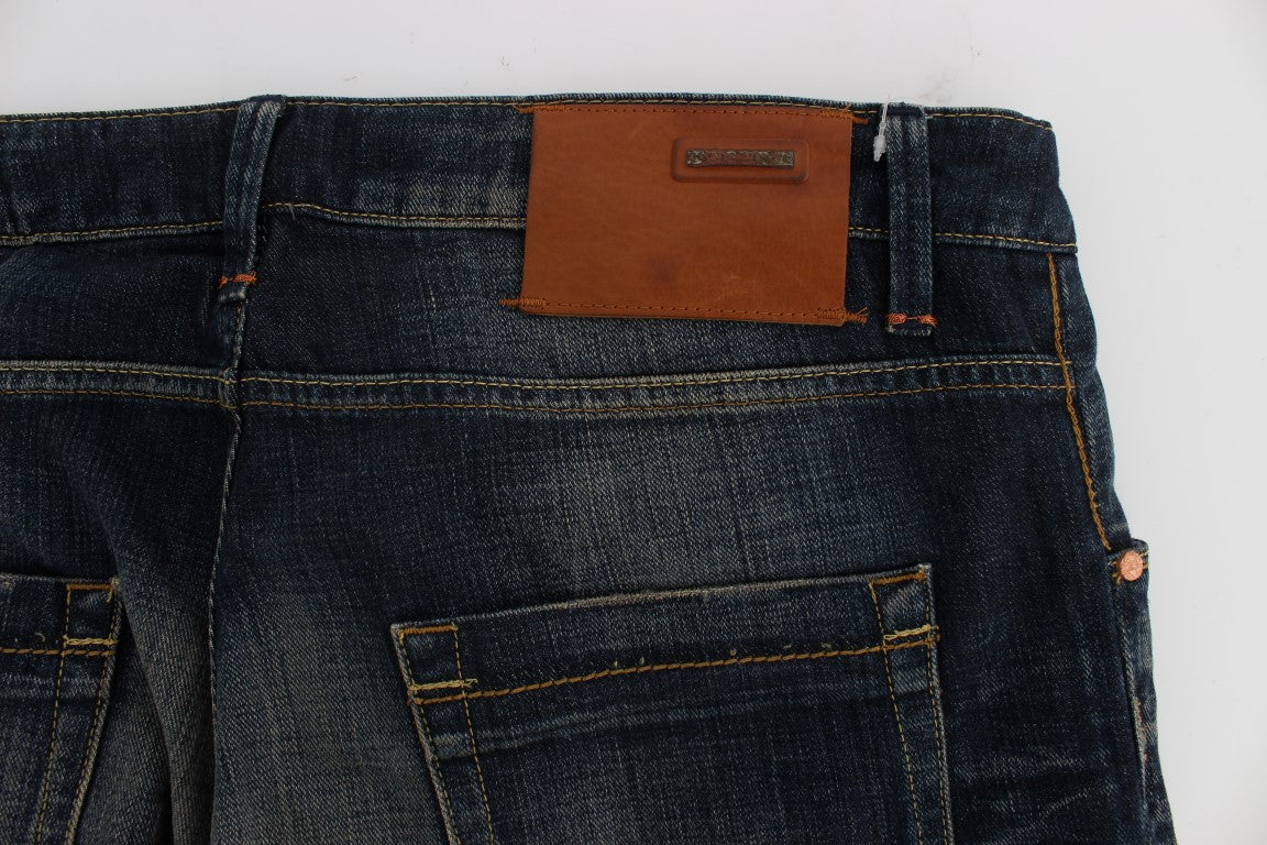 Elegant Straight Fit Low Waist Men's Jeans - ventzia