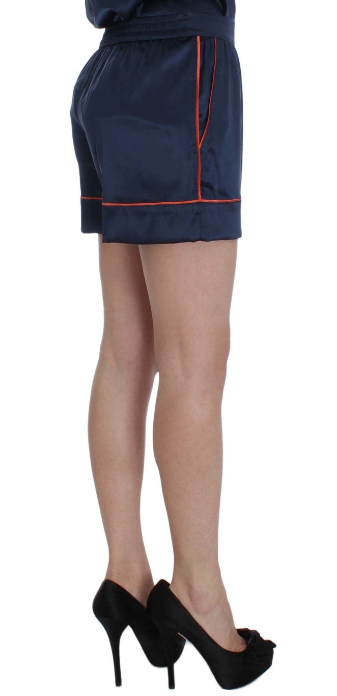 Elegant Silk Stretch Mini Shorts - ventzia