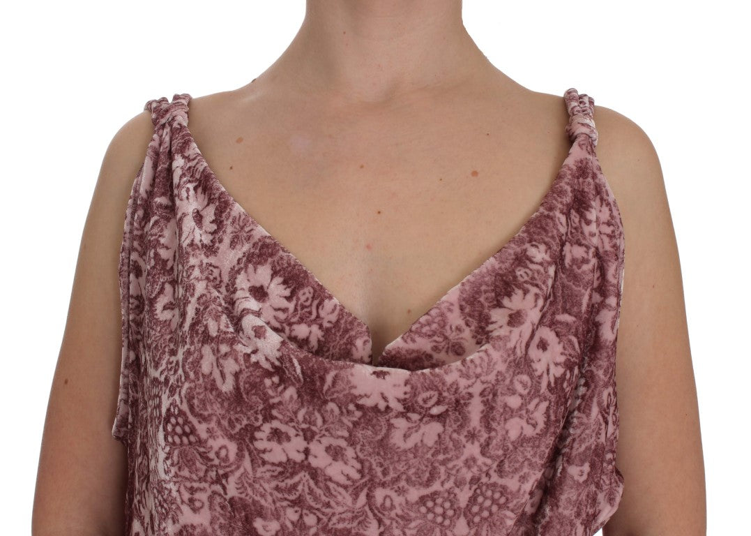 Silk Blend Floral Print Top - ventzia