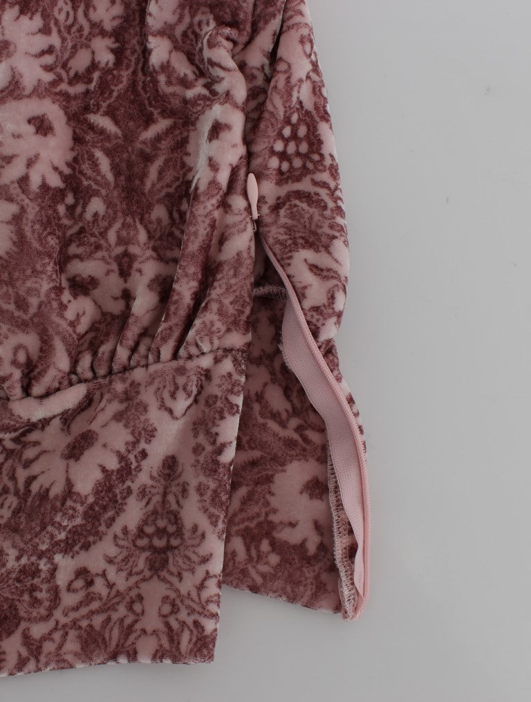 Silk Blend Floral Print Top - ventzia