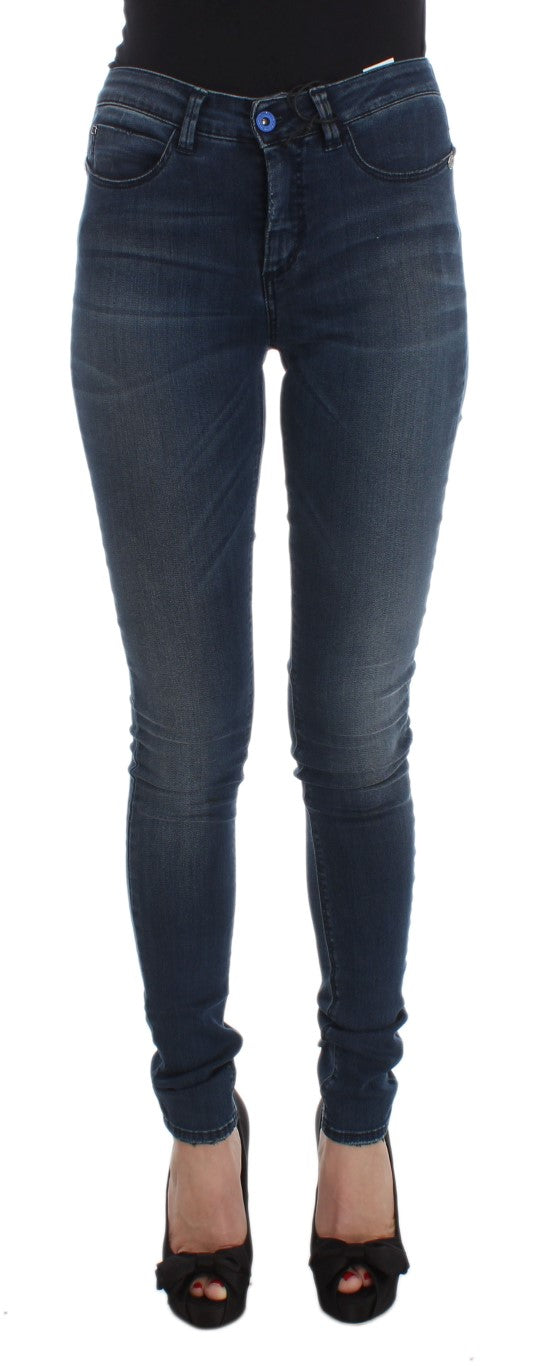 Sleek Slim Fit Italian Designer Jeans - ventzia