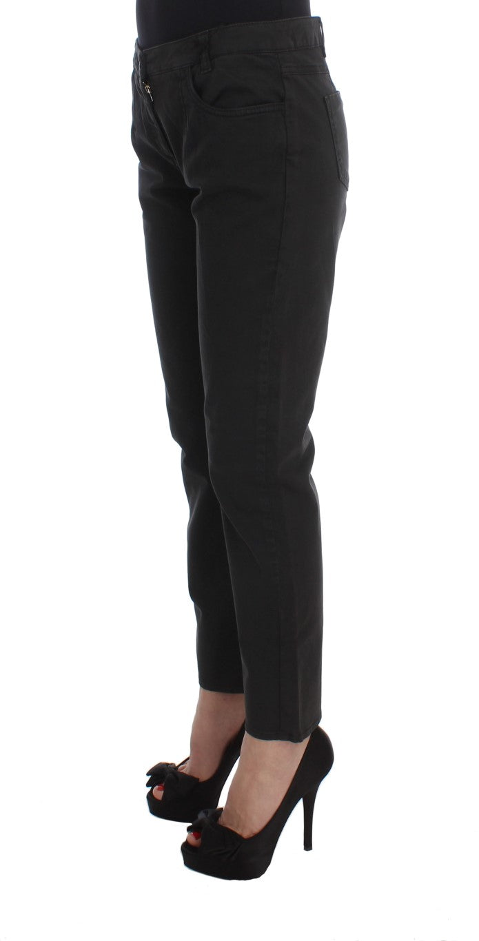 Chic Black Regular Fit Denim Jeans - ventzia
