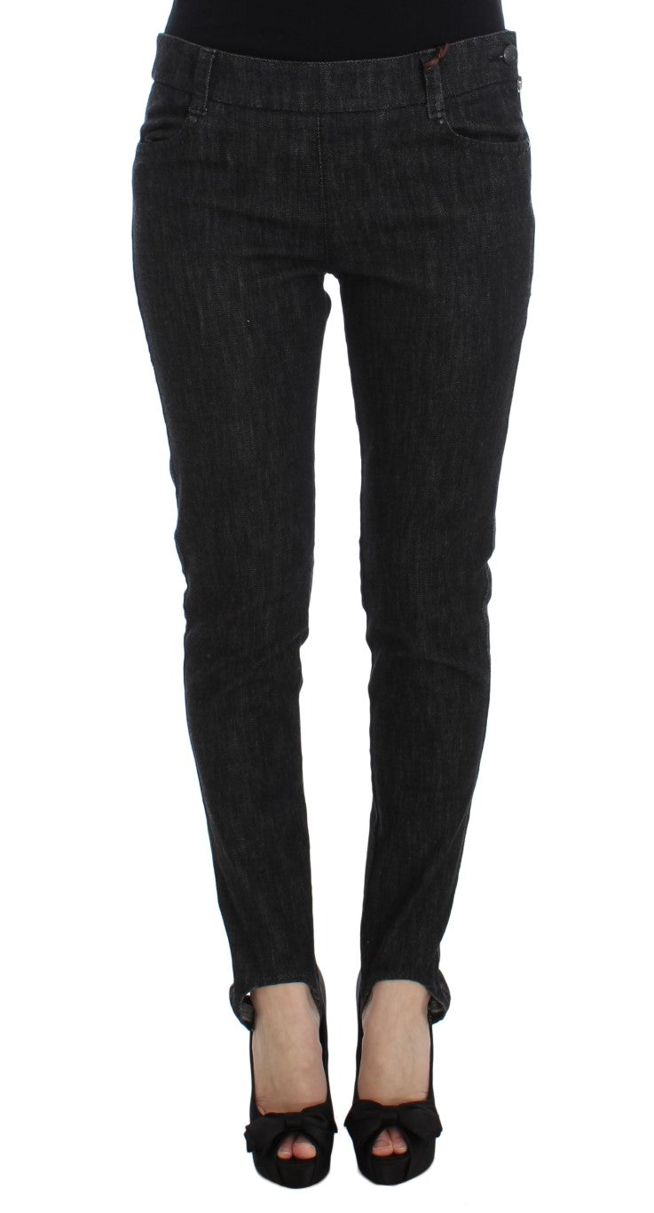 Elegant Slim Fit Blue Jeans - ventzia