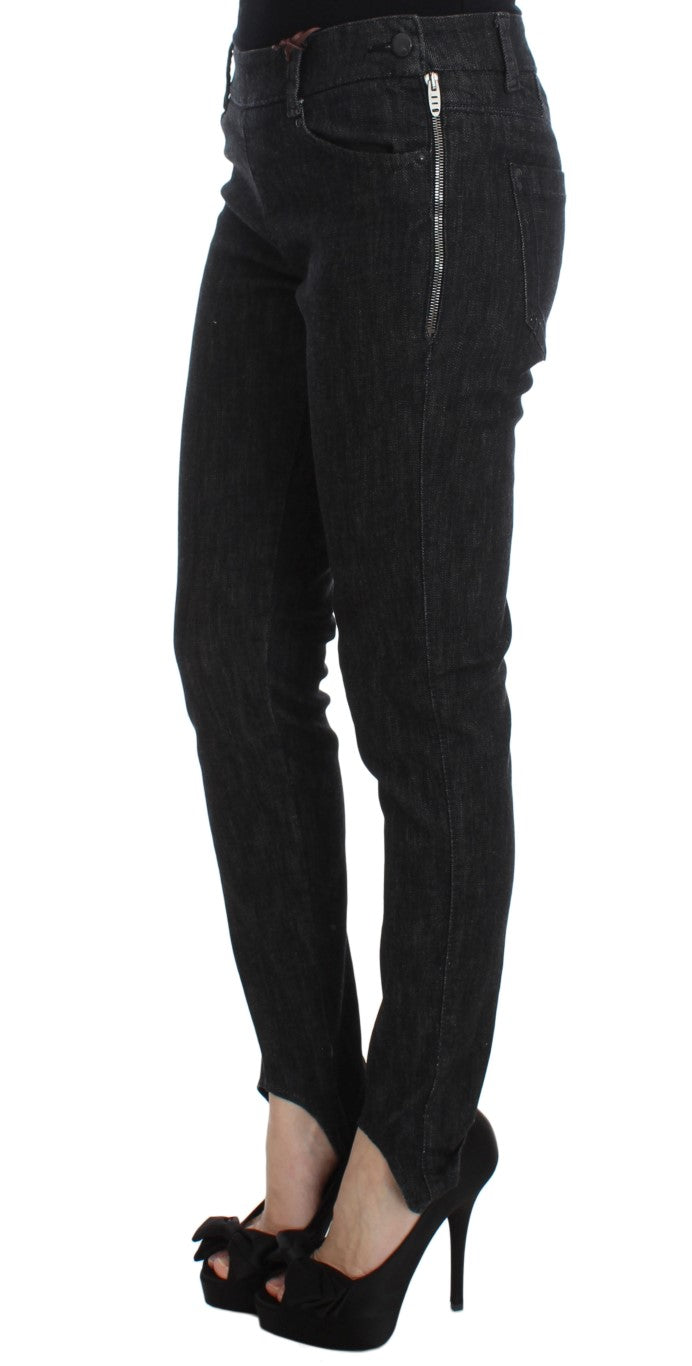 Elegant Slim Fit Blue Jeans - ventzia