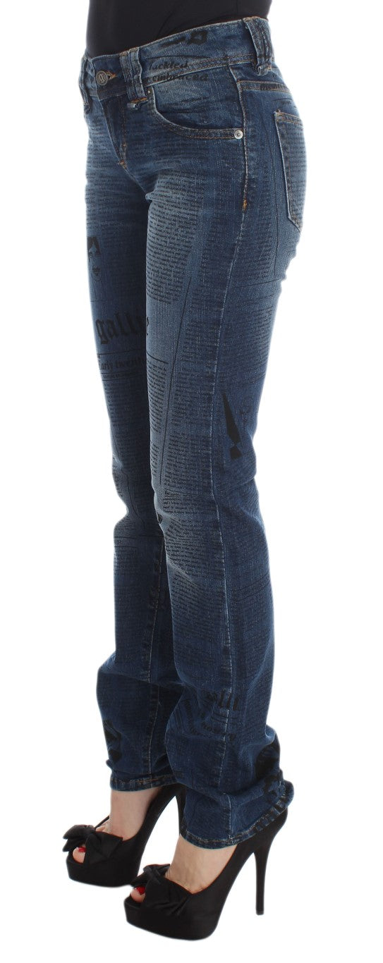 Elegant Slim Bootcut Denim Jeans - ventzia