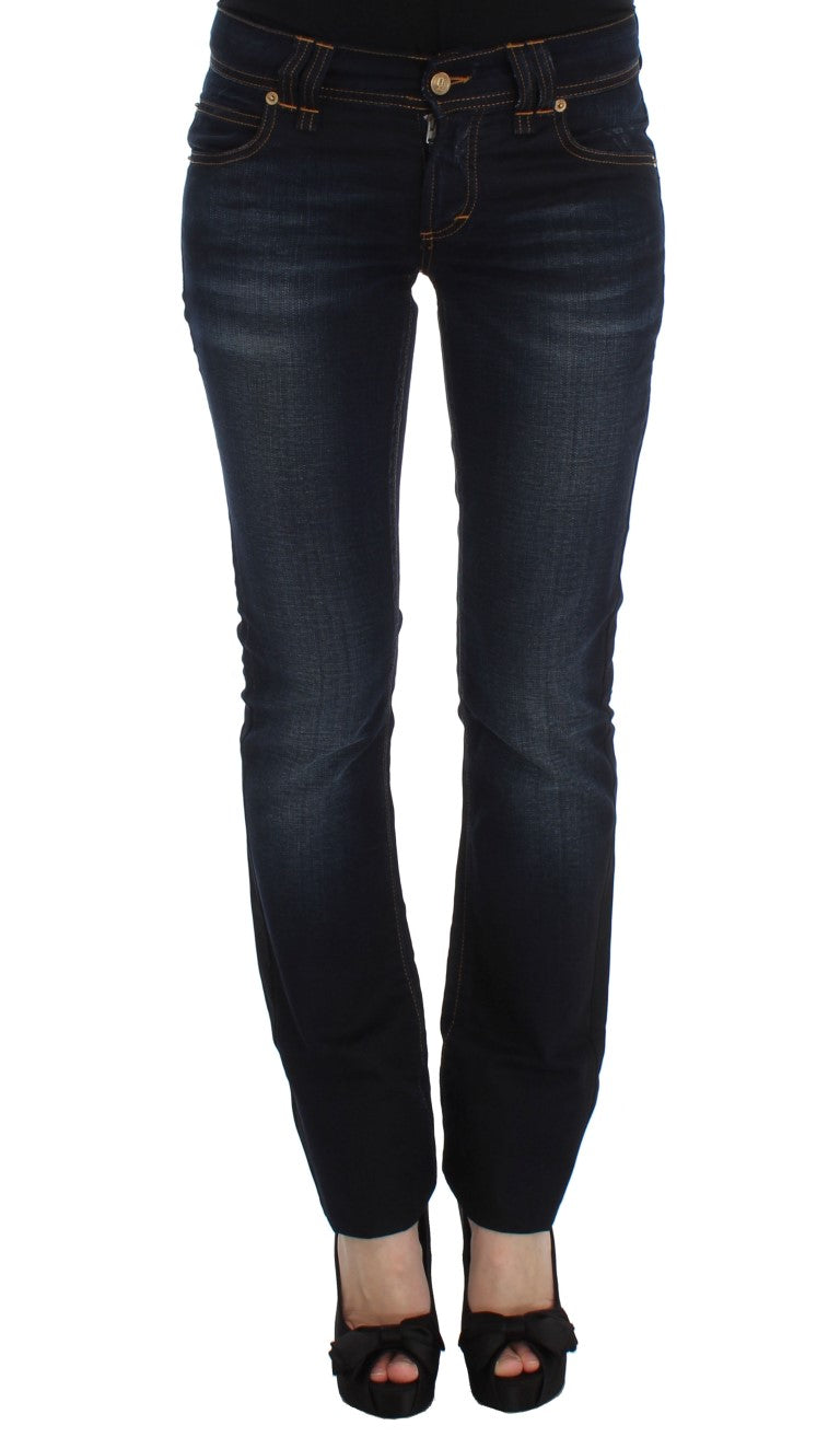 Elegant Slim Fit Designer Jeans - ventzia