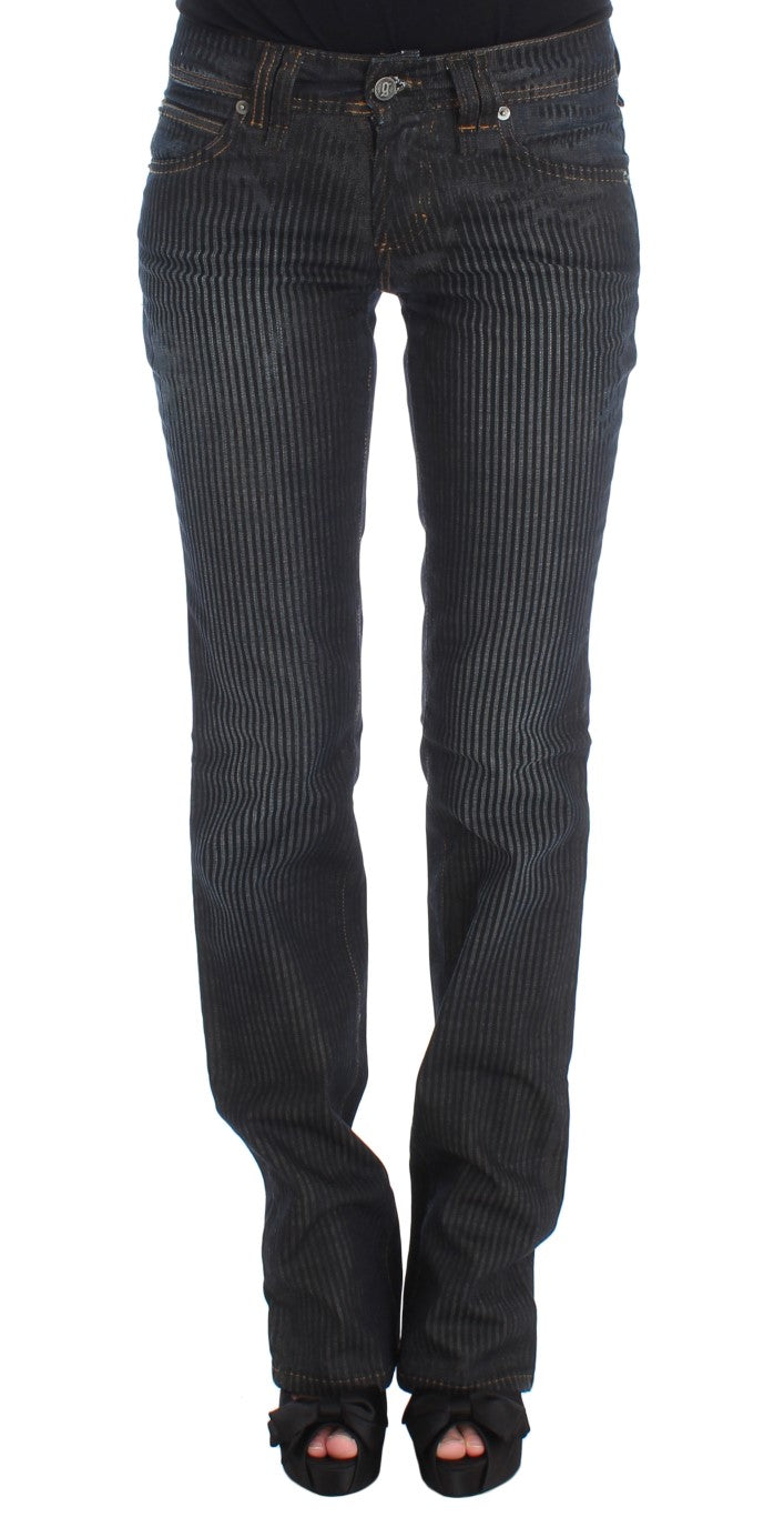 Chic Slim Fit Bootcut Designer Jeans - ventzia