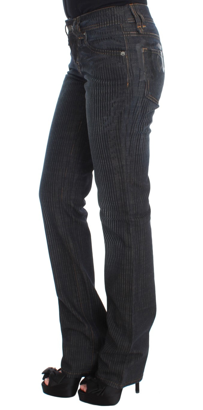 Chic Slim Fit Bootcut Designer Jeans - ventzia