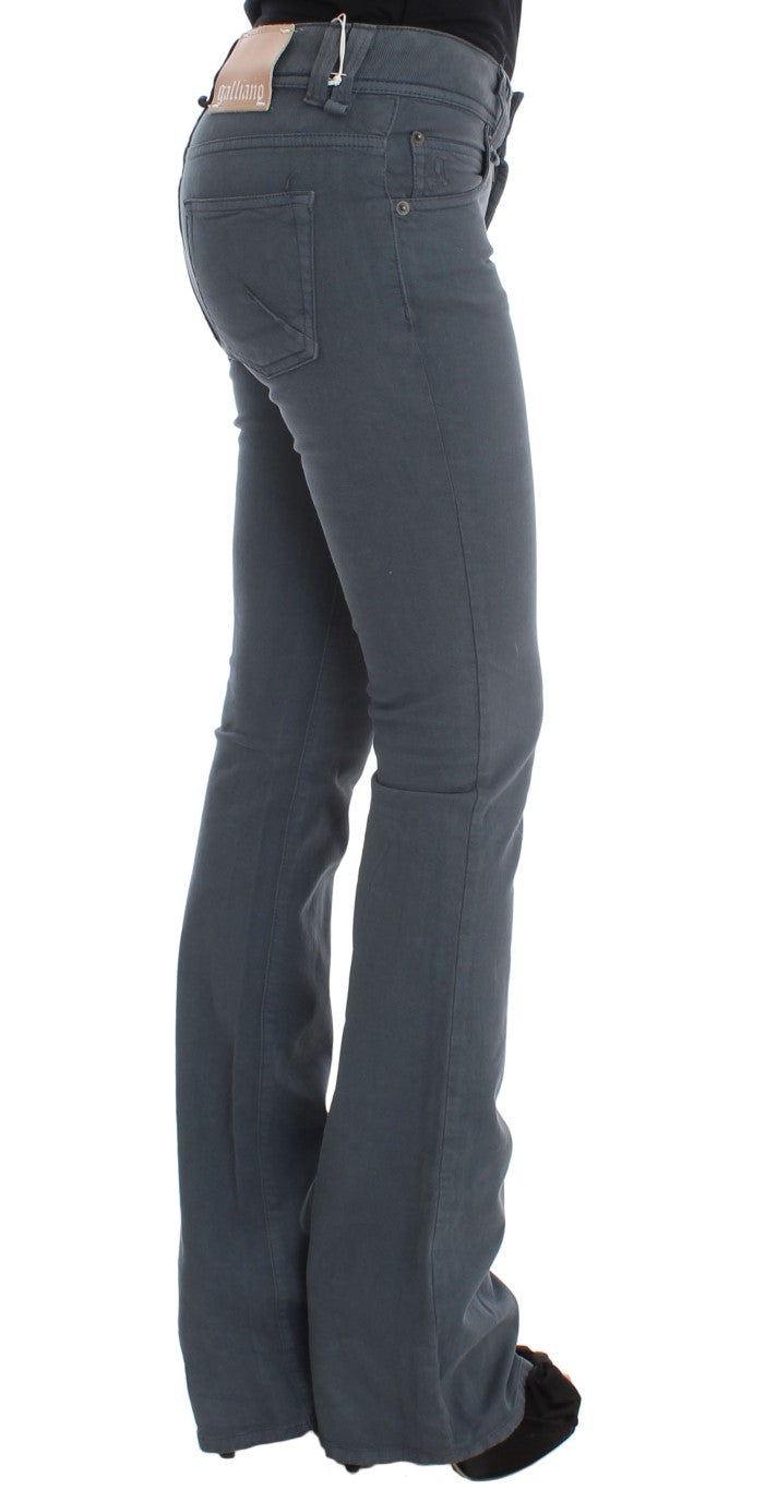 Elegant Slim Fit Bootcut Jeans - ventzia