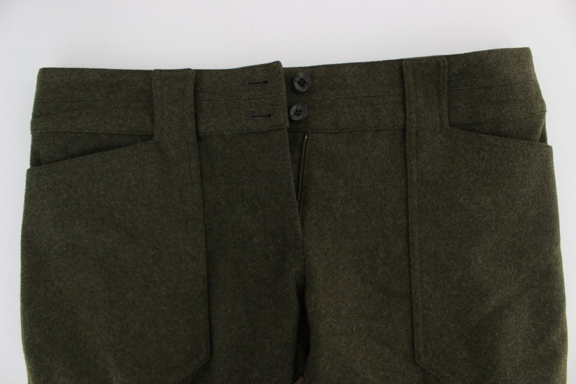 Chic Green Cargo Pants for Effortless Style - ventzia