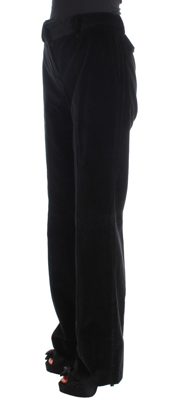 Elegant Black Straight Fit Jeans - ventzia
