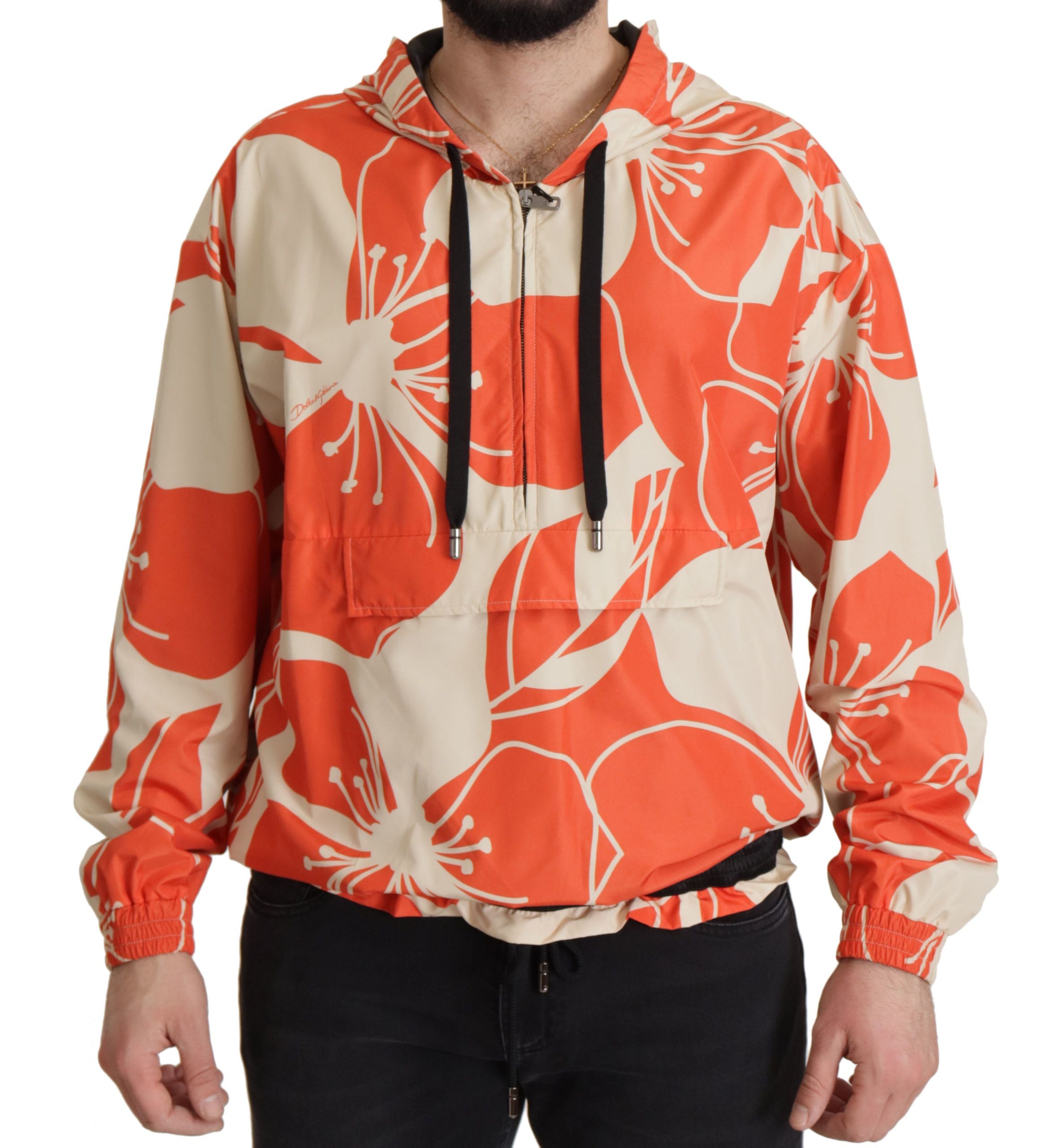 Multicolor Floral Hooded Pullover Sweater - ventzia