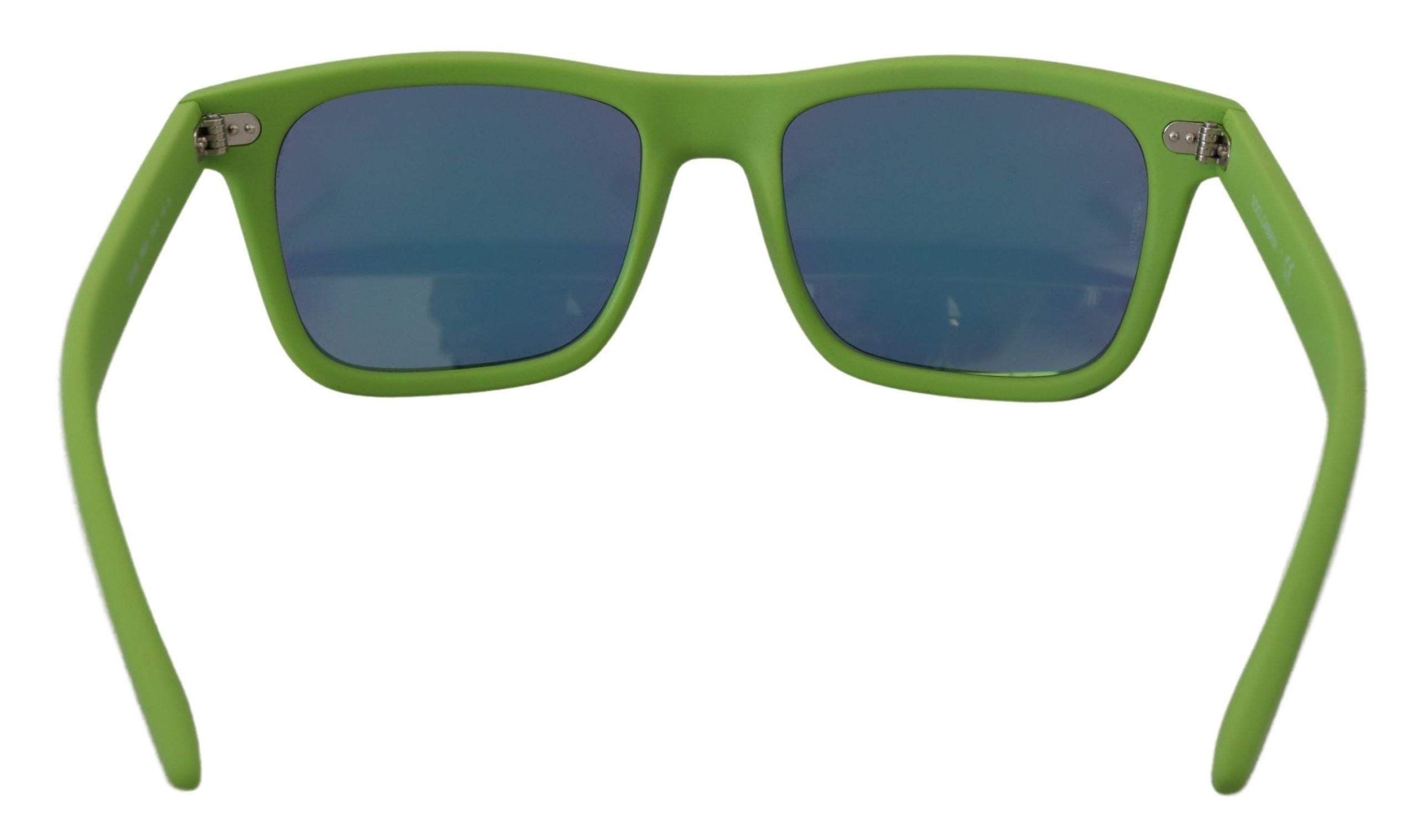 Green Rubber Full Rim Frame Shades DG6095 Acid Sunglasses - ventzia