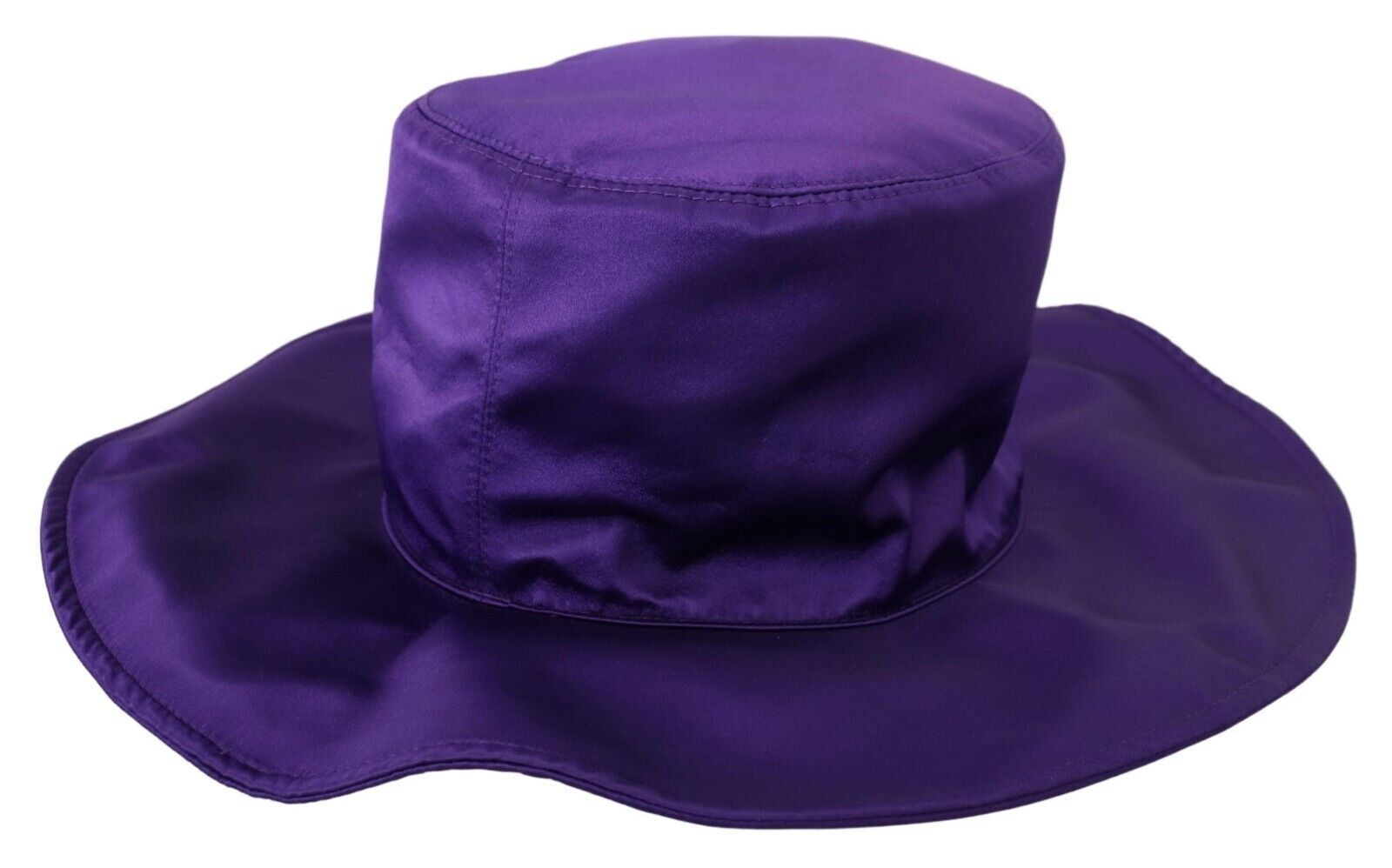 Purple Silk Stretch Top Hat - ventzia