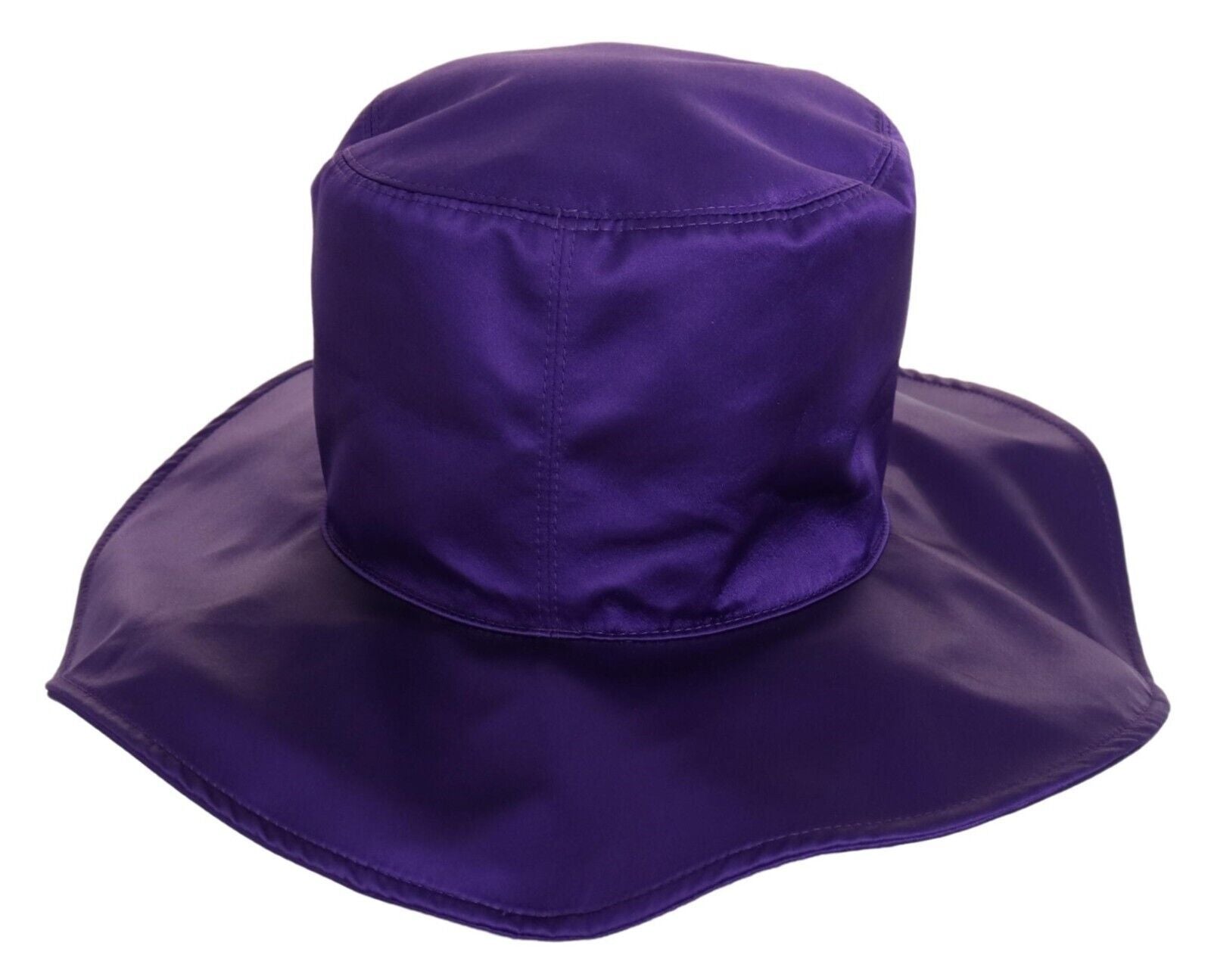 Purple Silk Stretch Top Hat - ventzia