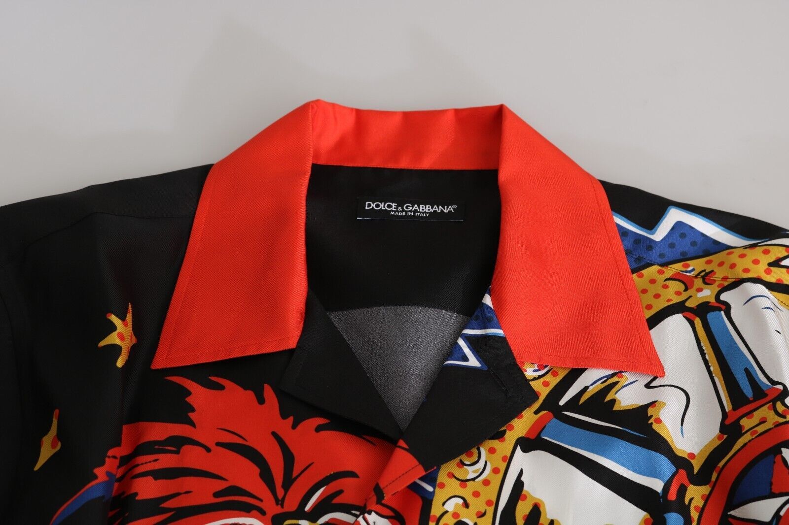 Multicolor Printed Short Sleeves Casual Shirt - ventzia