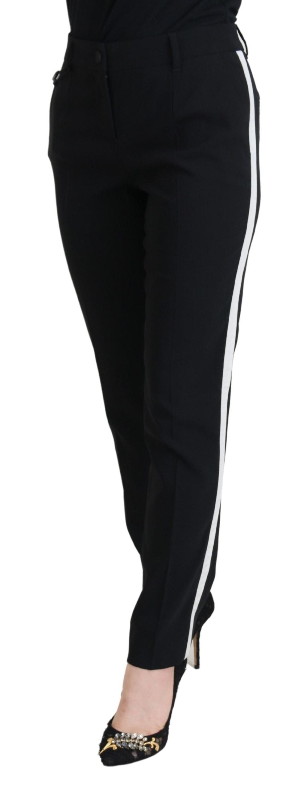Black High Waist Women Pants - ventzia