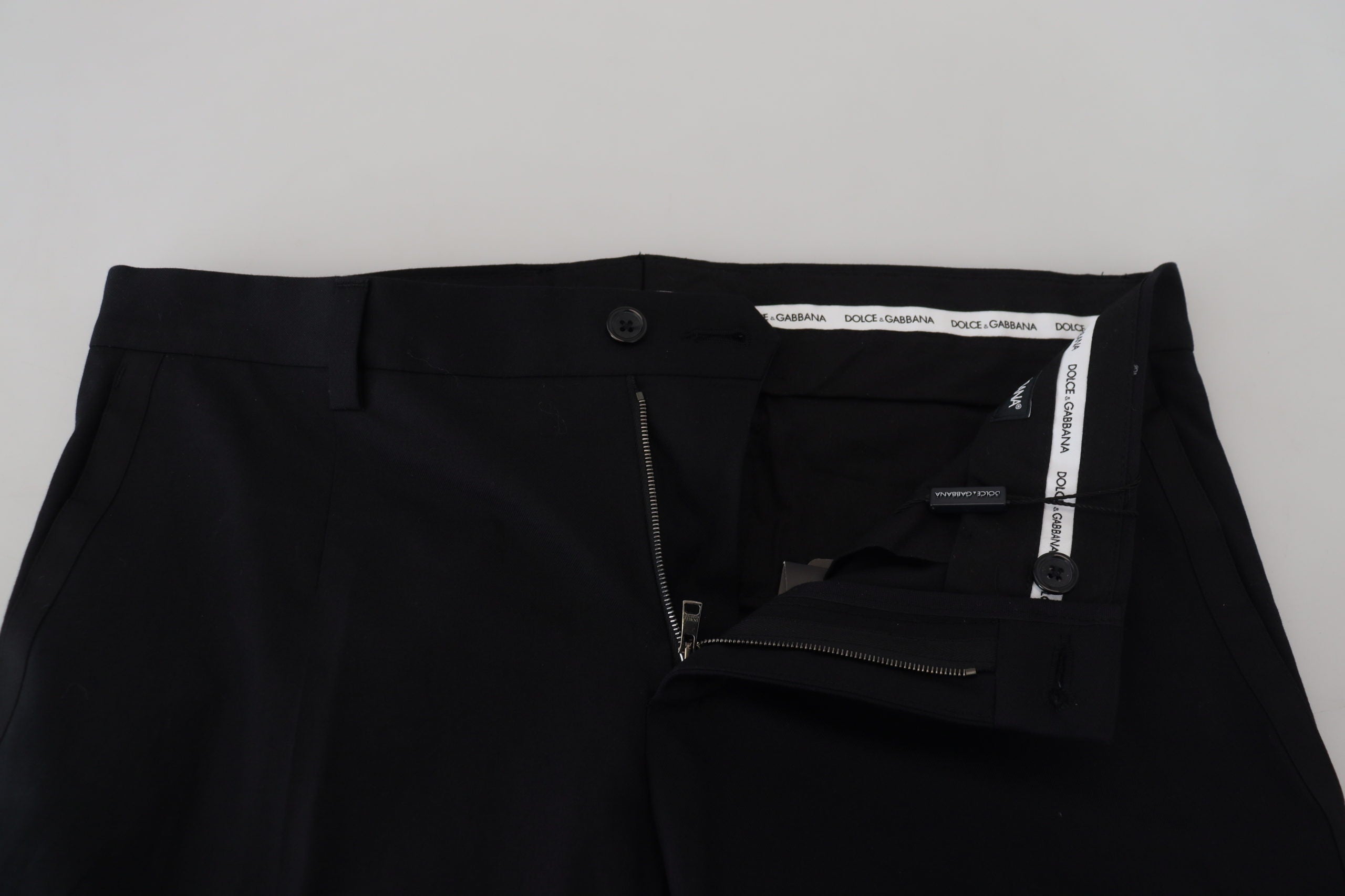 Black Chino Formal Cotton Pants - ventzia