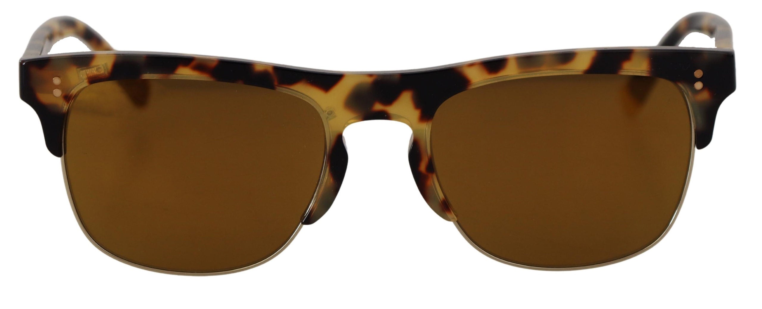 Brown Gold Acetate Havana DG430A Sunglasses - ventzia