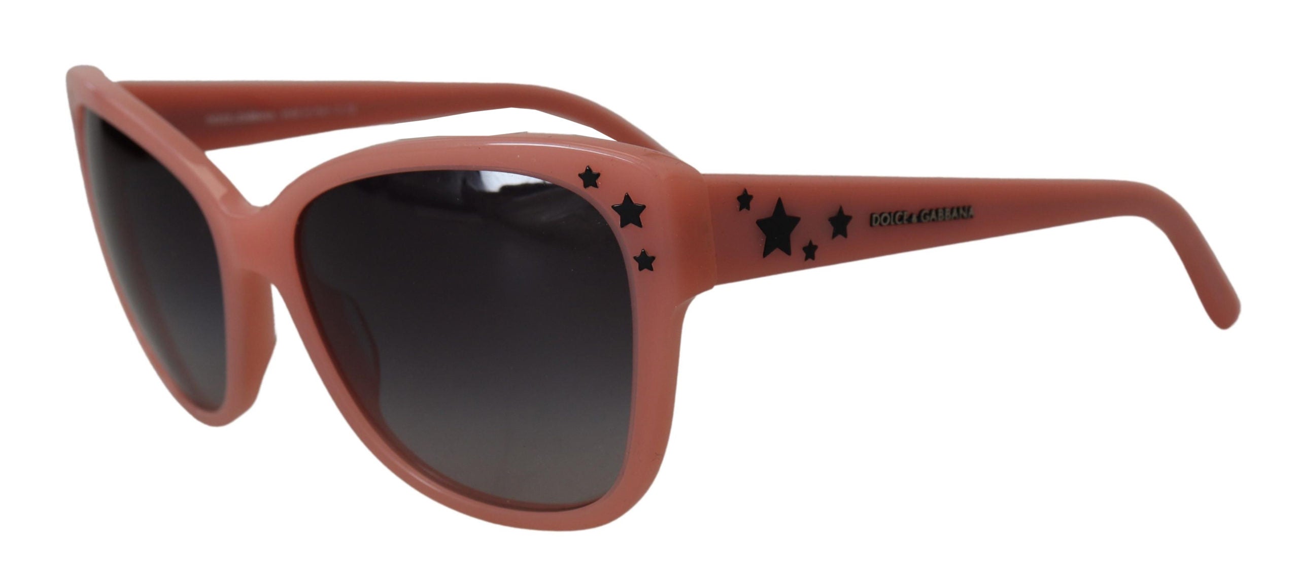 Pink Acetate Frame Stars Embellishment DG4124 Sunglasses - ventzia