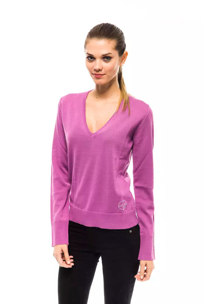 Multicolor Wool Women Sweater - ventzia