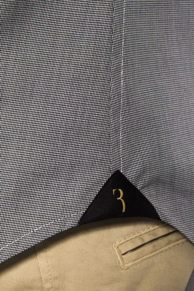 Black Cotton Men Shirt - ventzia