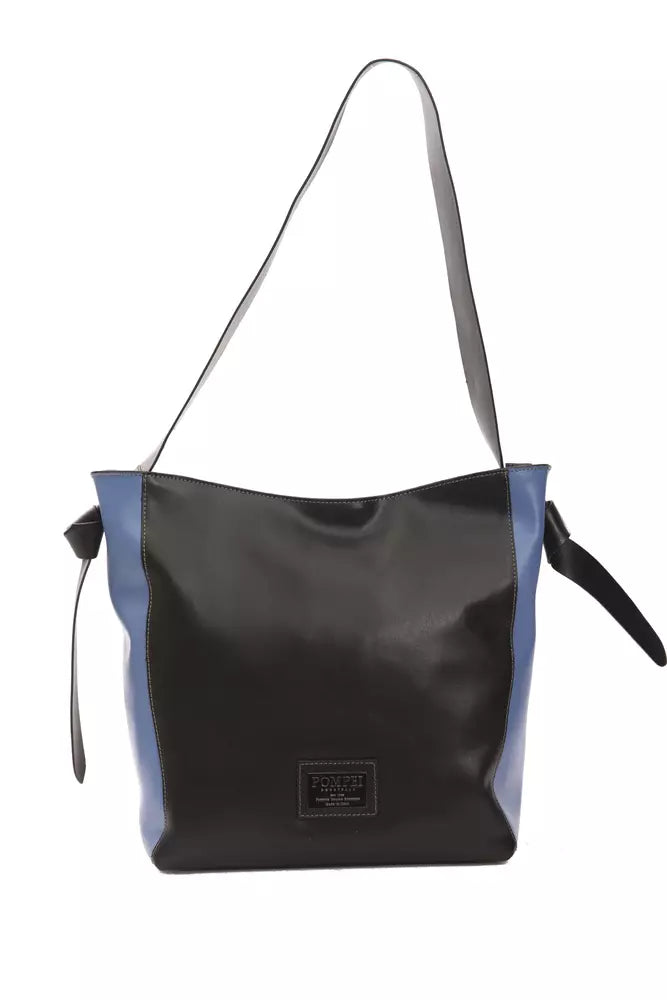 Black Leather Women Shoulder Bag - ventzia