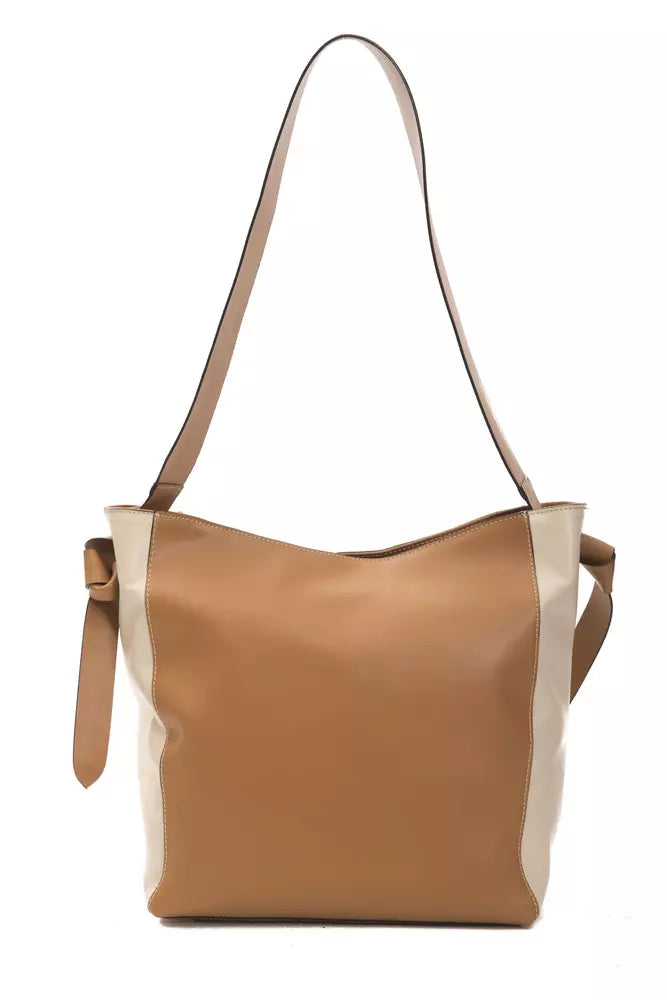 Brown Leather Women Shoulder Bag - ventzia