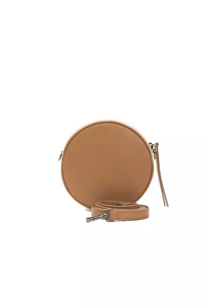 Brown Leather Women Crossbody Bag - ventzia