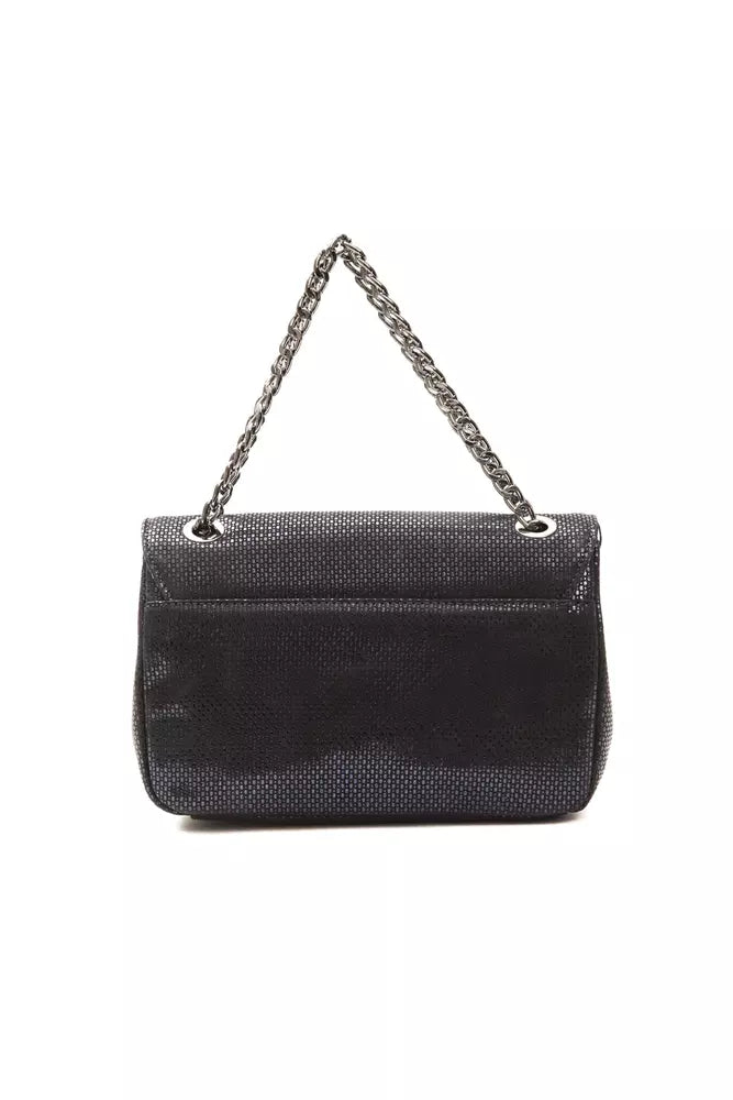 Blue Leather Women Crossbody Bag - ventzia