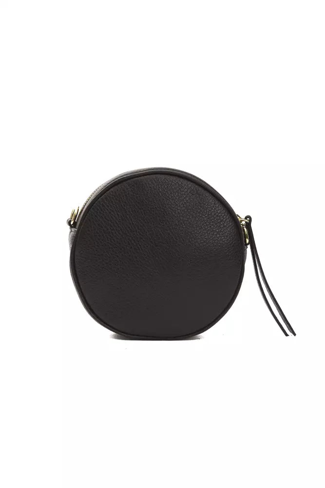 Black Leather Women Crossbody - ventzia