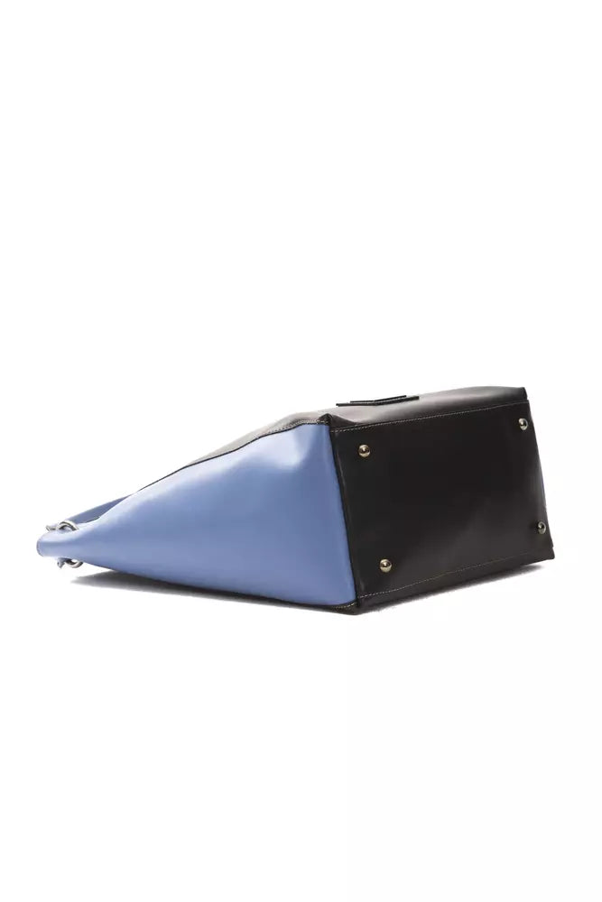 Black Leather Women Shoulder Bag - ventzia