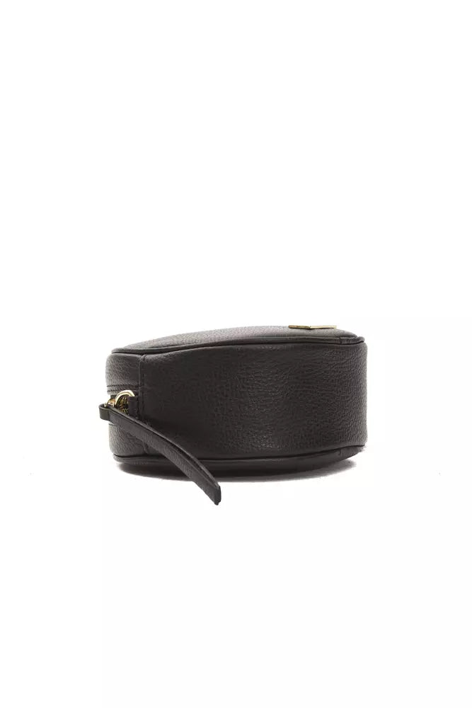 Black Leather Women Crossbody - ventzia